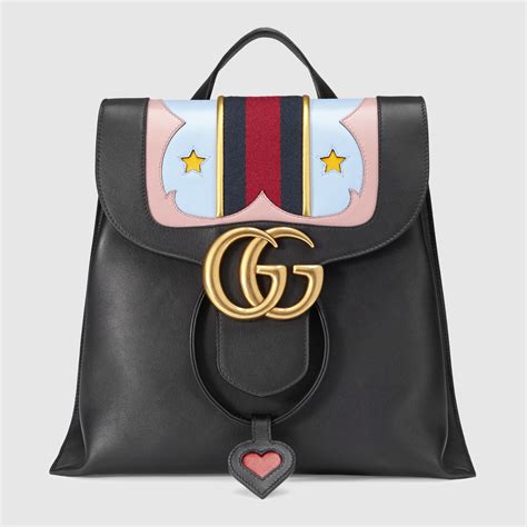 gucci marmont 26 cm indossata|gg marmont leather backpack.